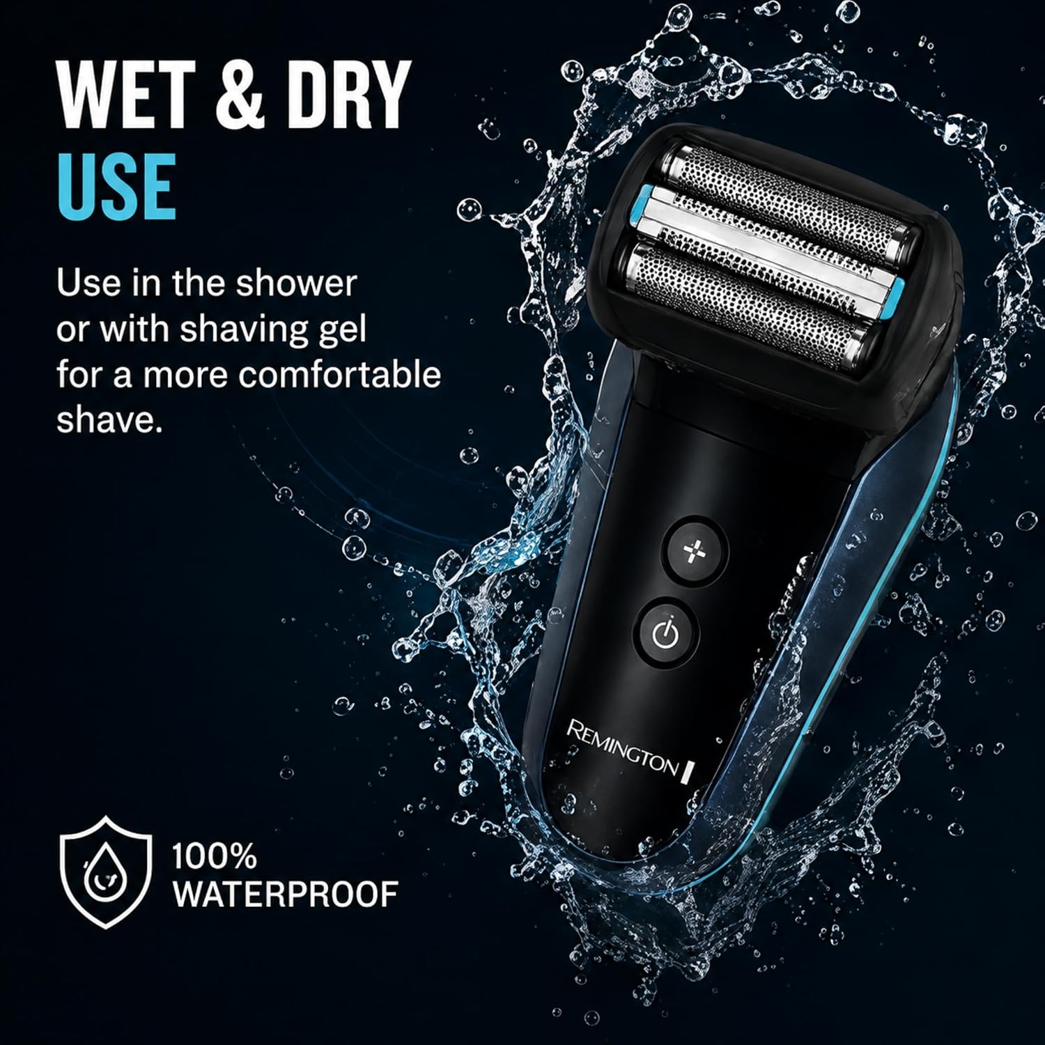 Remington Balder Head & Face Shaver for Men. Rotary Wet & Dry Razor - Image 7