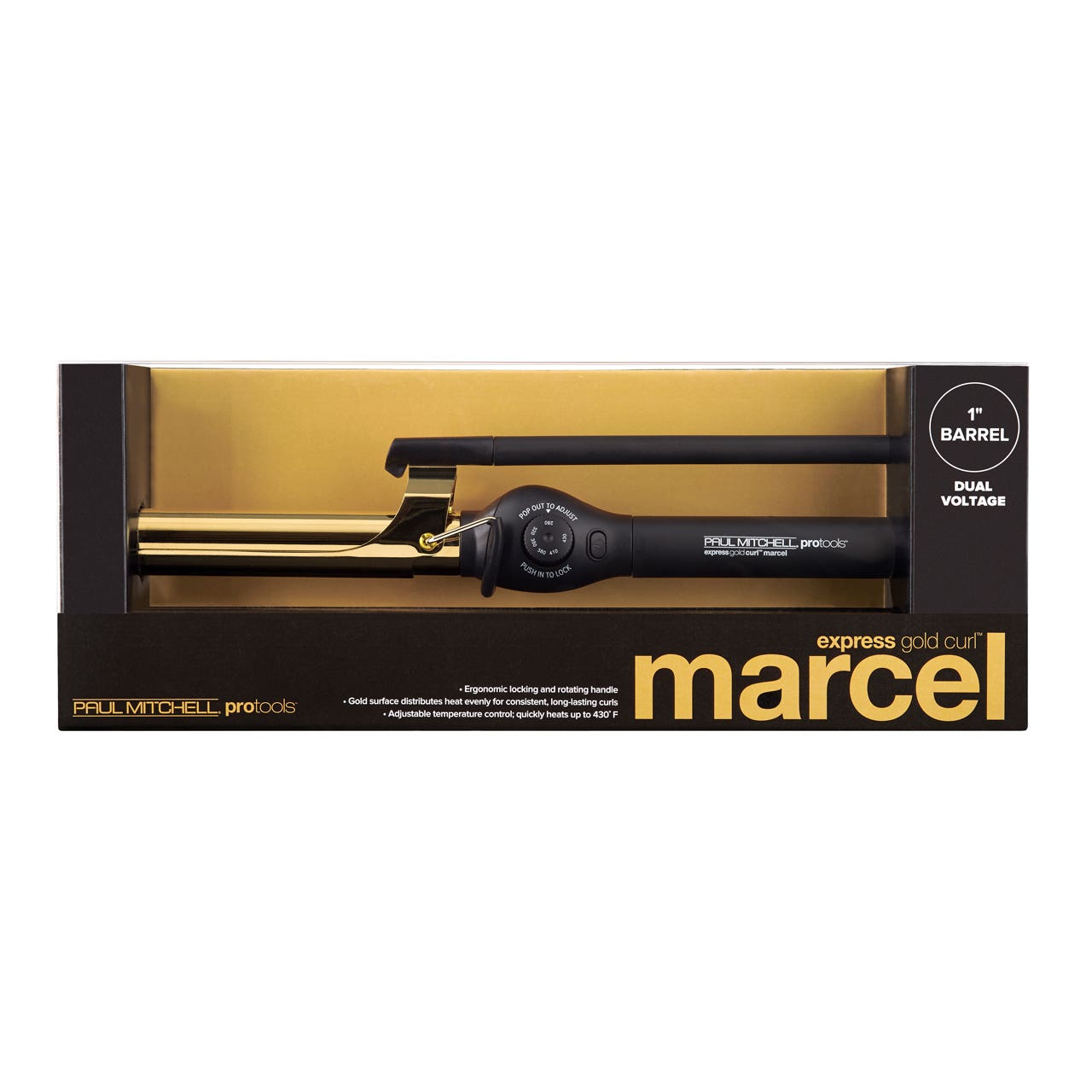 Express Gold Curl Marcel Titanium Curling Iron - Image 4