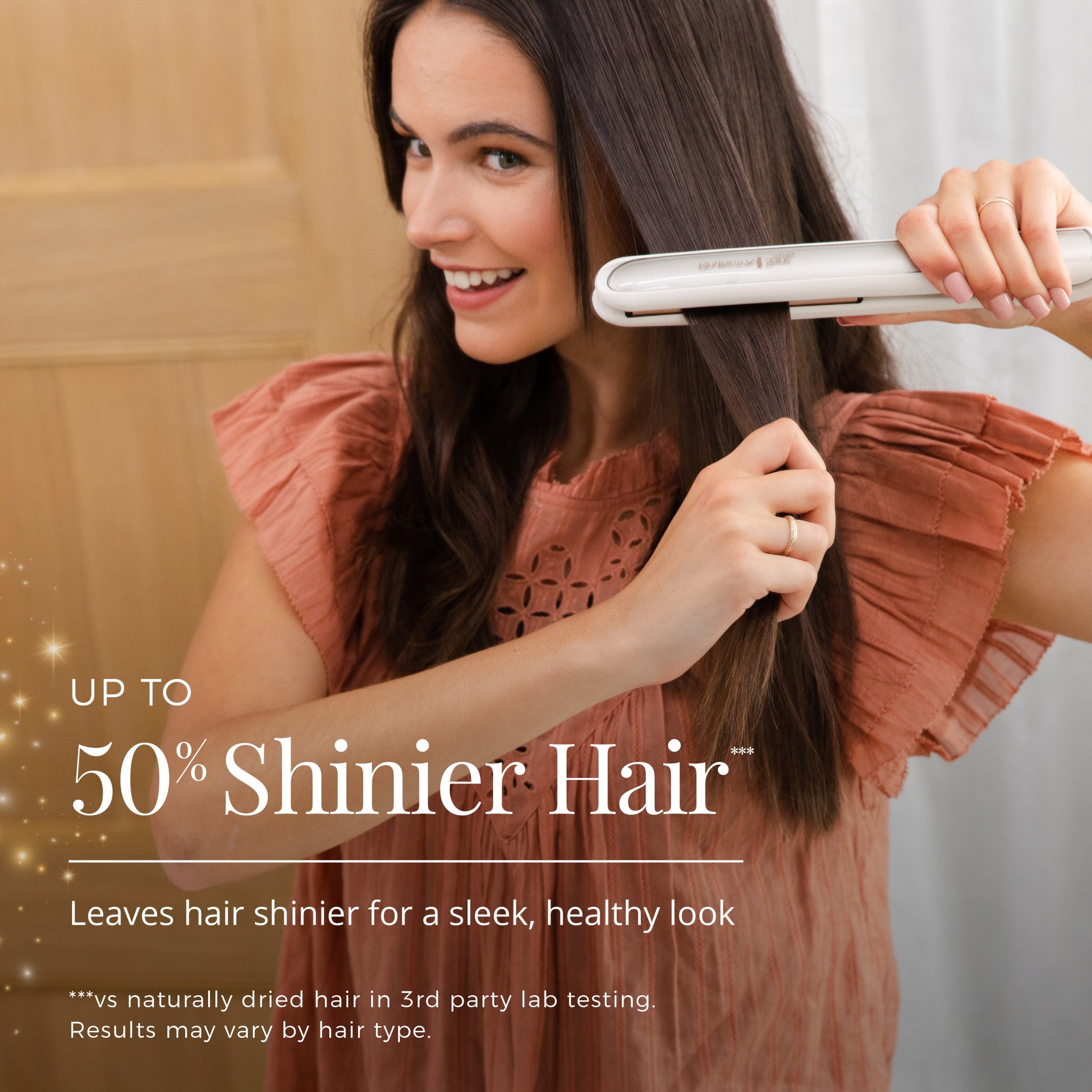 Shine Therapy™ 1 Argan Oil & Keratin Flat Iron - Image 5