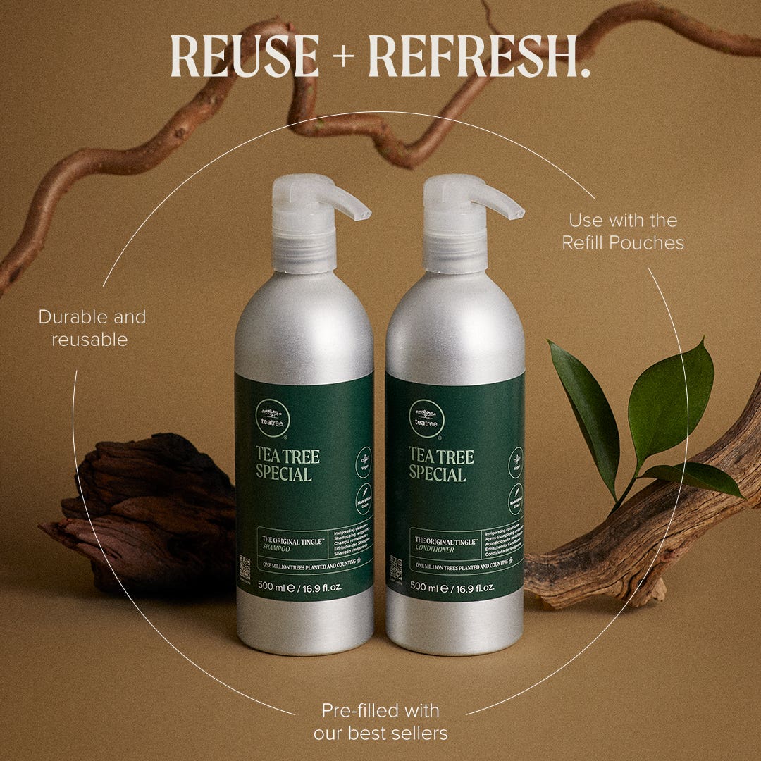 Tea Tree Special Conditioner Aluminum Bottle - Image 2